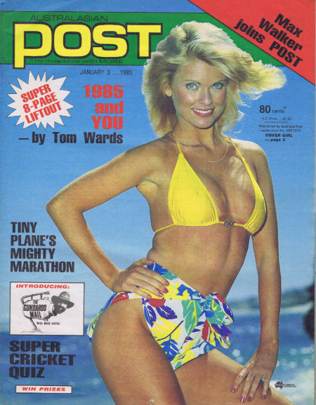 Australasian Post Magazine Jan 3 1985 Super Cricket Quiz
